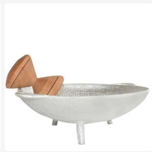 Talier en fer africain, idéal pour les aliment, poivre, aubergines, légumes