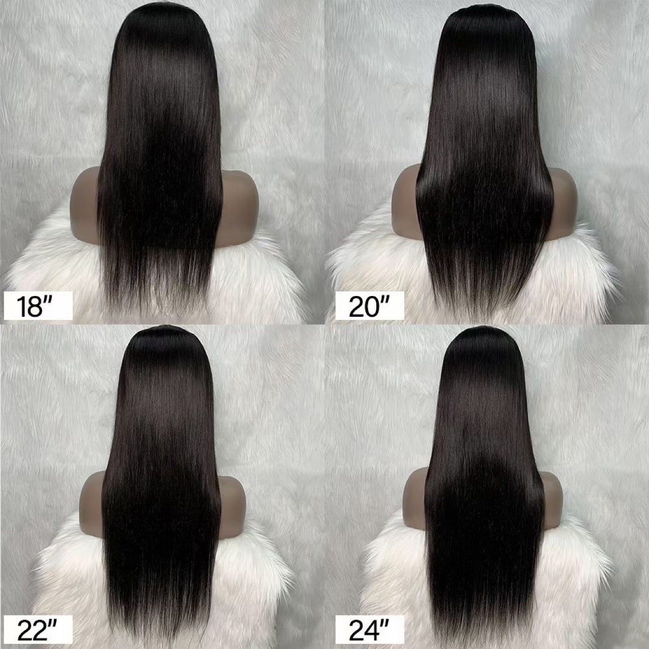 Perruque brésilienne, 100% cheveux humains, lace frontal, lisse, 180%
